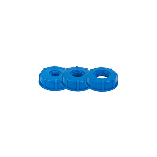 IBC-adaptersett 3 x S60X6 hunn x ½" x ¾" x 1" hunn