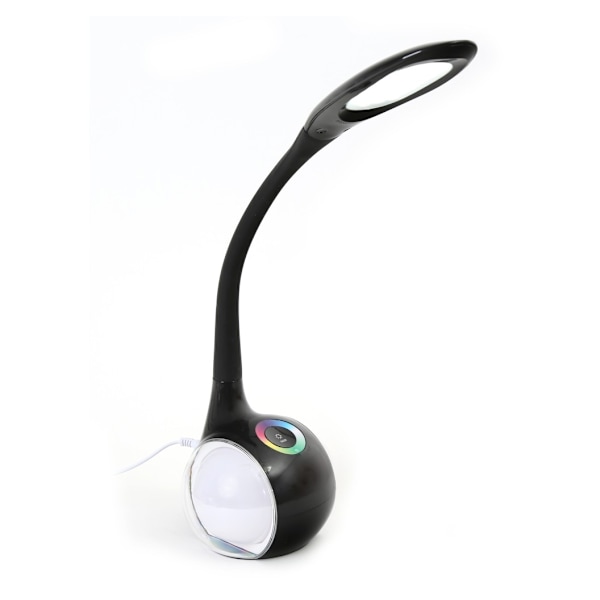 Platinet bordlampe PDL20 7W 2in1, svart (43735)