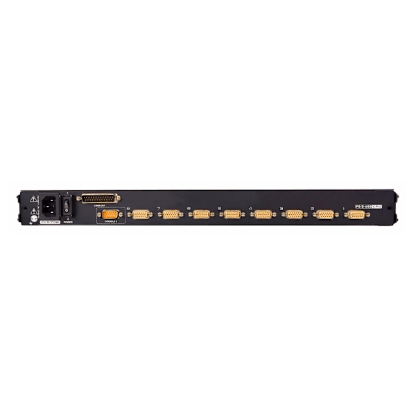 Aten, 8-portars PS/2-USB VGA 17" LCD KVM-switch med Daisy-Chain-port och USB Perifer Support, CL5708M
