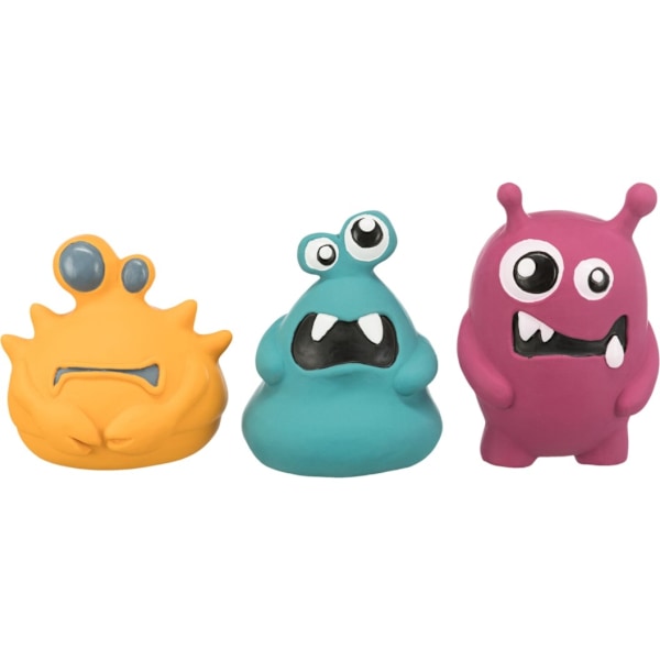 Legetøj til hunde Monster, latex, 10–12 cm tilfældig farve