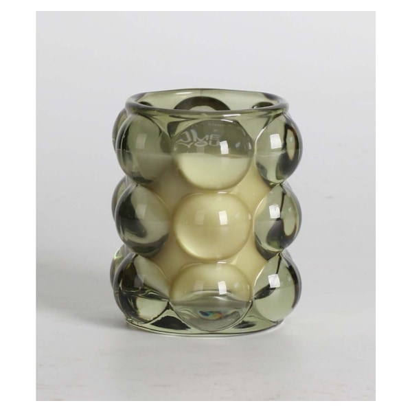 Doftljus i glas NATURE GREEN H9,2cm, Tranquil Summer
