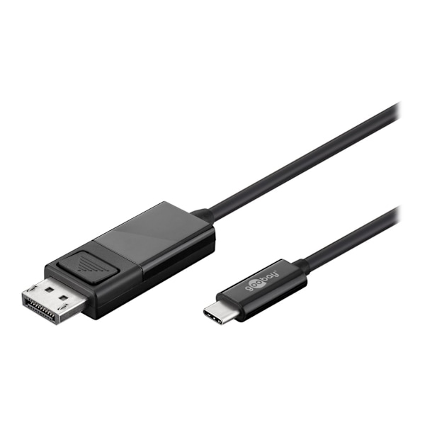 Goobay, USB-C til DP, USB-C- DisplayPort-adapterkabel (4k 60 Hz), 79295