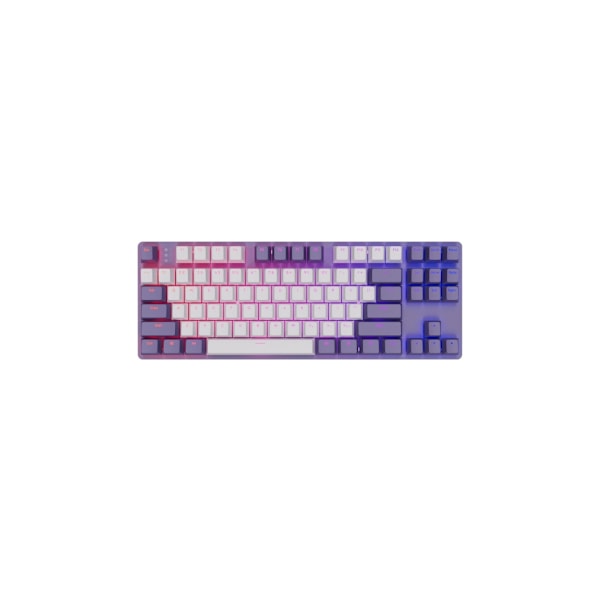 PC-tangentbord, KD87A One Violet/White (USA), Dark Project