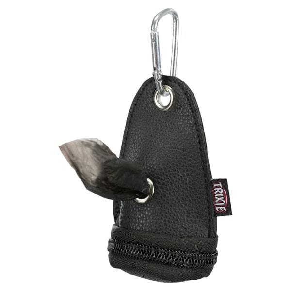 Poop bag dispenser, kunstlæder, 1 rulle , 20 poser