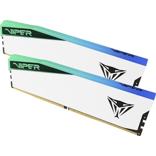 RAM Viper Elite 5 RGB Hvid 2x16GB DDR5 6200MHz DIMM CL42 PVER532G62C42KW, Patriot