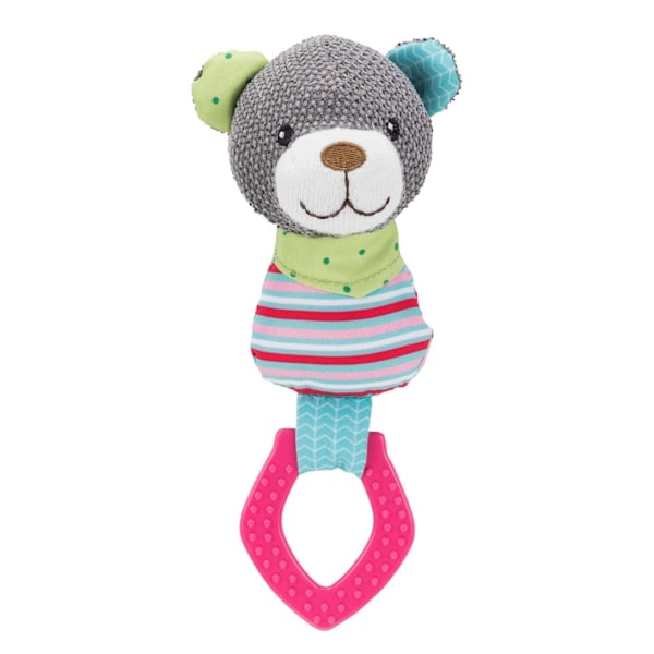 Legetøj til hunde juniorbjørn (ring), stof/polyester, 23 cm