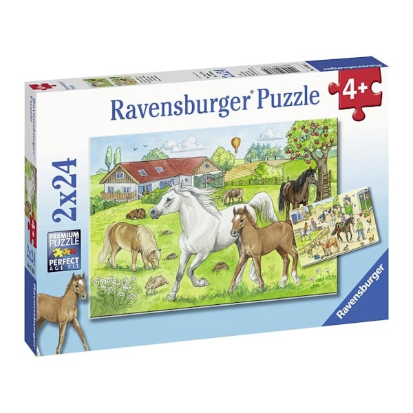 Ravensburger pussel 2x24 st Hästar