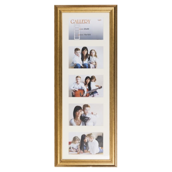 Fotoramme Ema Gallery 20x60/5/10x15, gull (VF3967)