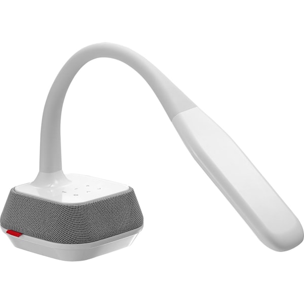 Platinet skrivebordslampe med højttaler & USB-oplader PDLM6U 18W (44126)