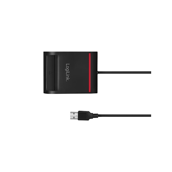 Logilink, kortleser, USB 2.0 kortleser, for smart ID, CR0047