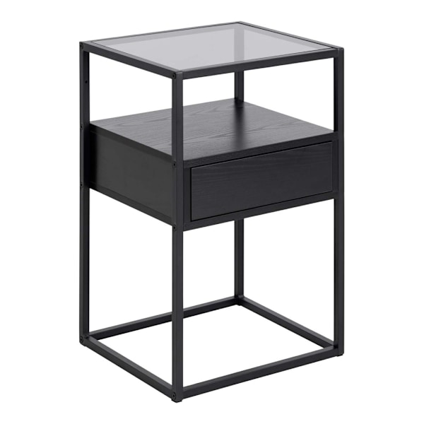 Natbord RANDOLF 40x35xH60cm, sort
