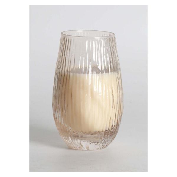 Doftljus i glas NATURE GREEN H13,5cm, French Pear & Freesia