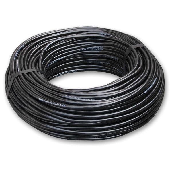 PVC SORT slange til mikrosprinklere, 3 x 5 mm, 200m