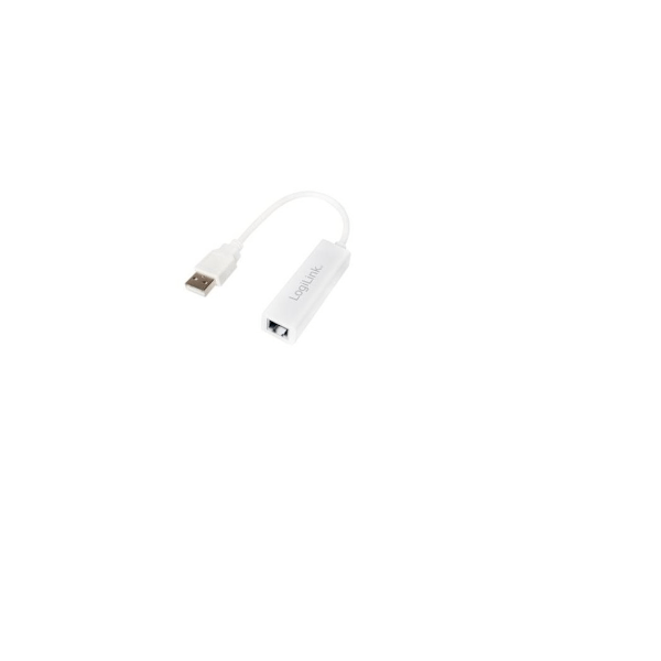 Logilink, USB-A til RJ45, Fast Ethernet USB 2.0 til RJ45-adapter:
