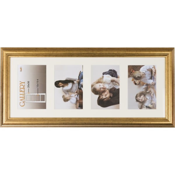 Fotoram Ema Gallery 20x50/4/10x15, guld (VF3967)