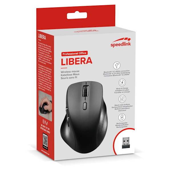 Speedlink langaton hiiri Libera (SL-630021-RRBK)