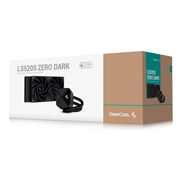 Deepcool, Digital Liquid CPU Cooler, LS520S ZERO DARK