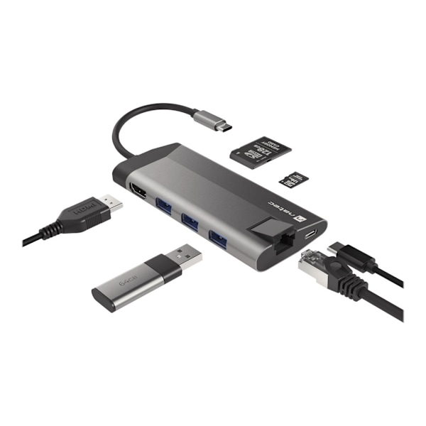 Natec, USB-C Dock, USB-C Multiport Adapter, NMP-1690