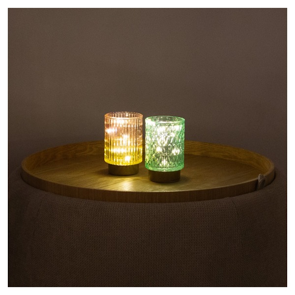LED-ljus WINGS AMBER H13cm flerfärgad, med taimer