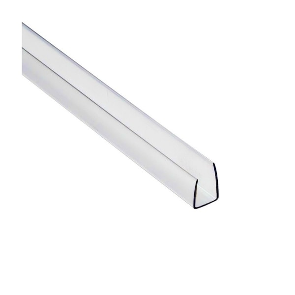 Skyddskant U-profil för polykarbonat 6mm, 9st.