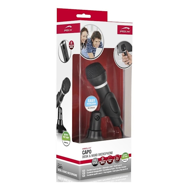Speedlink-mikrofoni Capo (SL-8703-BK)