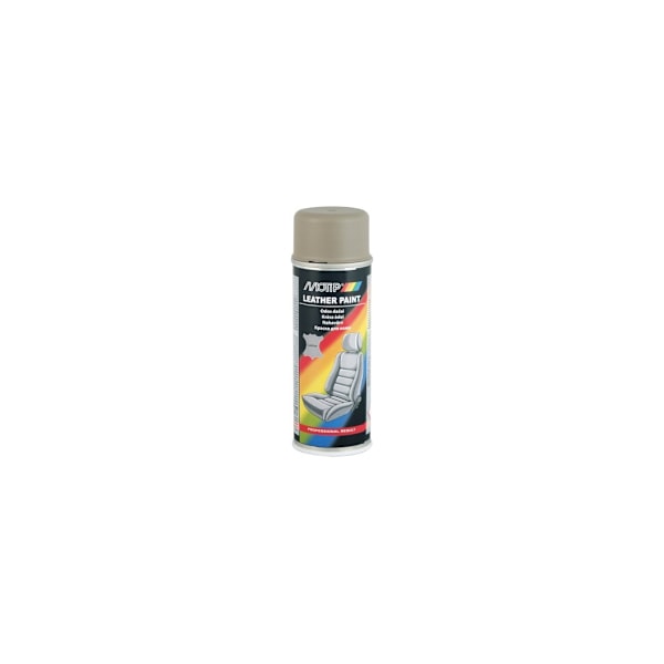 Motip läder färg grå beige 200ml