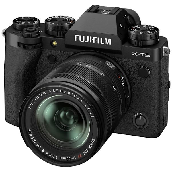 Fujifilm X-T5 + 18-55mm, sort