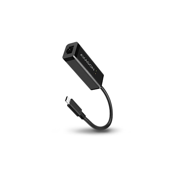 AXAGON, ADE-SRC Nopea USB-C 3.1 Gigabit Ethernet 10/100/1000Mbit sovitin automaattisella asennuksella musta