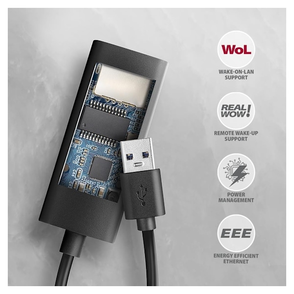 AXAGON, ADE-AR USB-A Gigabit Ethernet -sovitin