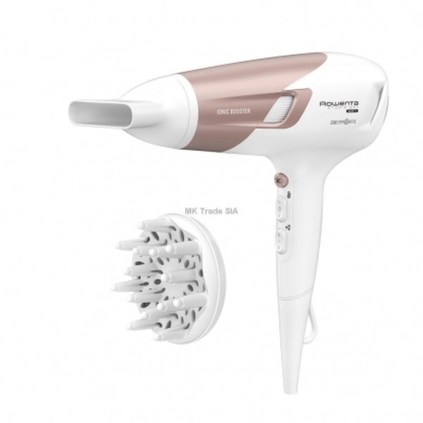 Hårtork, CV5830, Rowenta Beige, Vit