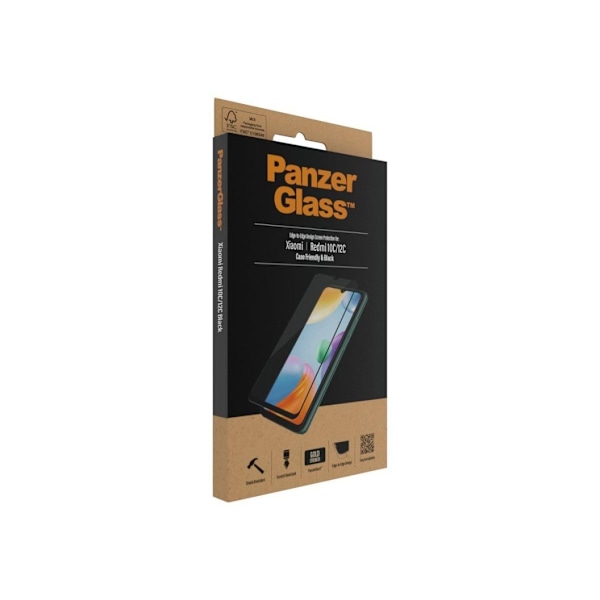 PanzerGlass, Näytönsuoja, Xiaomi, Redmi 10C/12C, Lasi, Läpinäkyvä