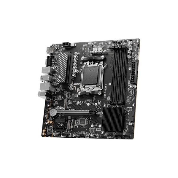 Emolevy MSI AMD b650 (sam5, micro-atx, muisti ddr5, muistipaikat 4, 2xpci-express 1x, 1xpci-express 16x, 2xm.2)