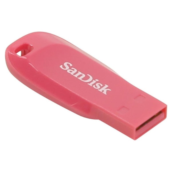 Minnestasjon flash usb2 32gb/sdcz50c-032g-b35pe, Sandisk Rosa