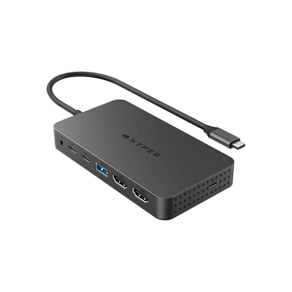 Hyper, HyperDrive Universal USB-C 7-in1 Dual HDMI Mobile Dock M1/M2 MBAir/Pro:lle