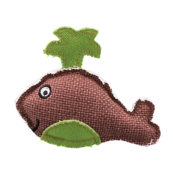Leksak för katt BE NORDIC whale, polyester/bomull, 12 cm