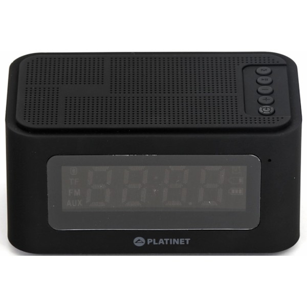 Platinet Bluetooth-högtalare + väckarklocka 5W PMGC5B