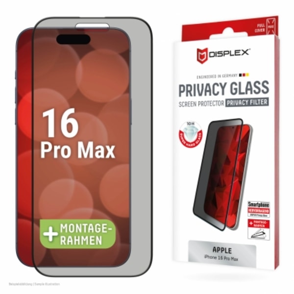Privacy Glass FC iPhone 16 Pro Max, DISPLEX