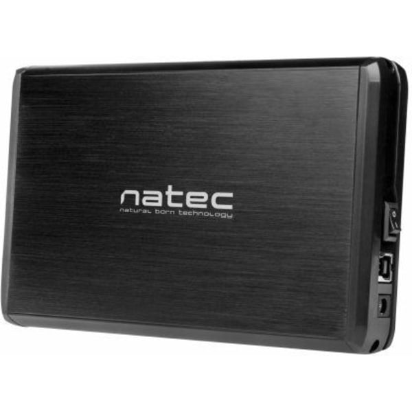 HDD'er kabinetter og etuier, eksternt HDD kabinet RHINO 3,5" sort NKZ-0448, Natec