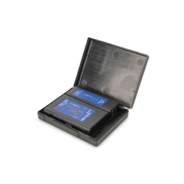 Digitus, DN-14001-2 kabeltestare, nätverk, RJ45, enkelsidig testare
