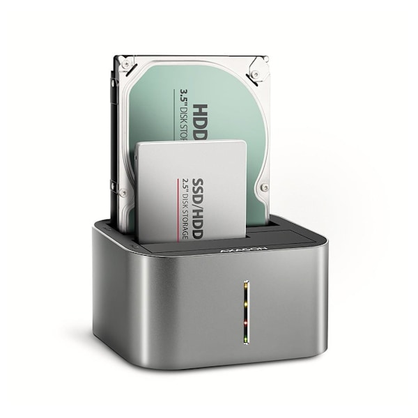 AXAGON, SuperSpeed ​​USB DUAL 2,5"/3,5" HDD/SSD DUAL docka, ADSA-DC