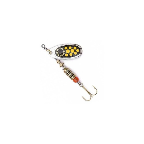 Spinner MEPPS BLACK FURY-4 8,0g silver/gula prickar
