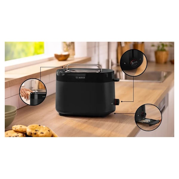 Bosch, kompakti leivänpaahdin, TAT2M123 MyMoment