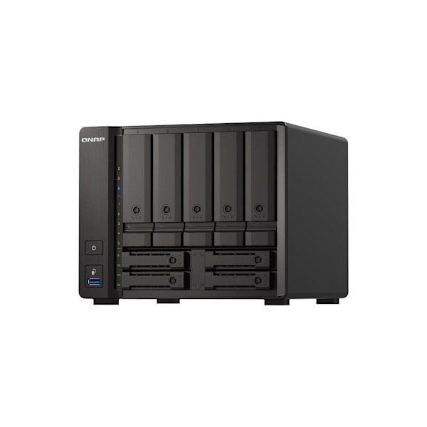 QNAP, 9-Bay QuTS hero NAS, TS-H973AX-8G Sort