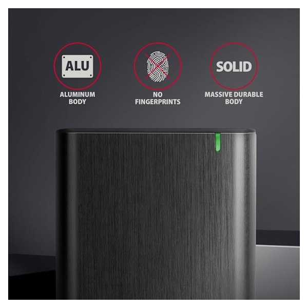 AXAGON, skrueløs aluminium USB 3.2 Gen 1 - SATA 6G ekstern boks til 2,5" SSD/HDD, EE25-A6M