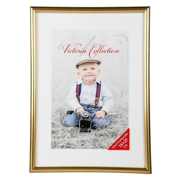 Sæt med 5 produkter. Fotoramme Future 15x21 guld