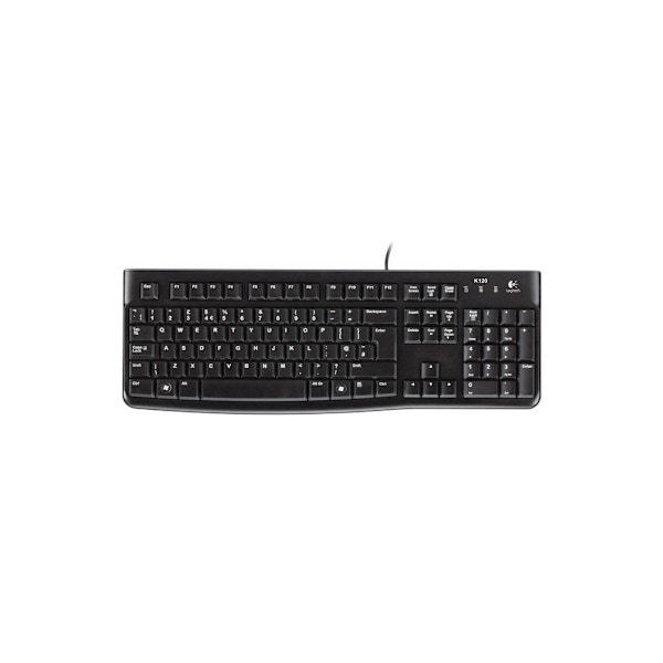 Tastatur k120 usb us/920-002479, Logitech Sort