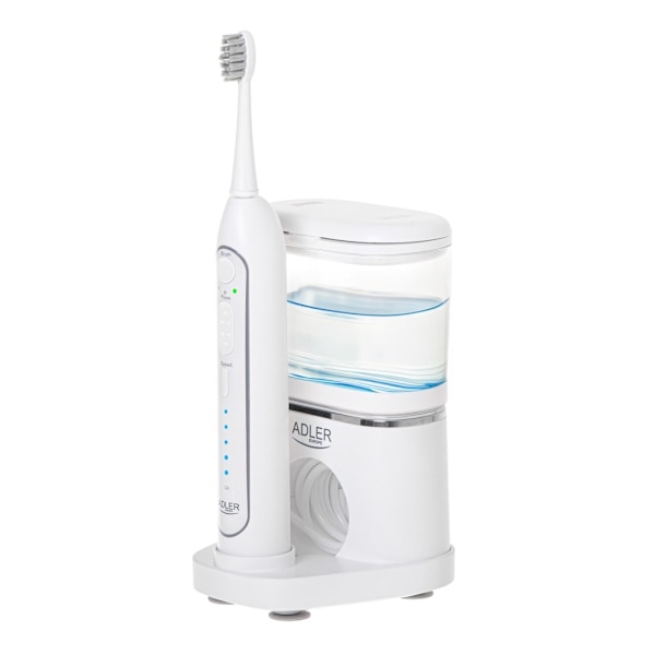 Adler, 2-in-1 Water Flossing Sonic Brush, AD 2180w
