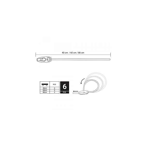 BUNGE CORD REGLERAD elastiskt gummi
