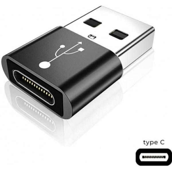 OTG Adapter USB 3.0 til USB-C 3.1 Sort, Fusion-tilbehør