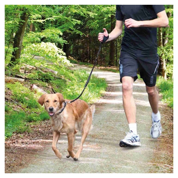 Joggingsnor, 0,90–1,30 m/20 mm, sort